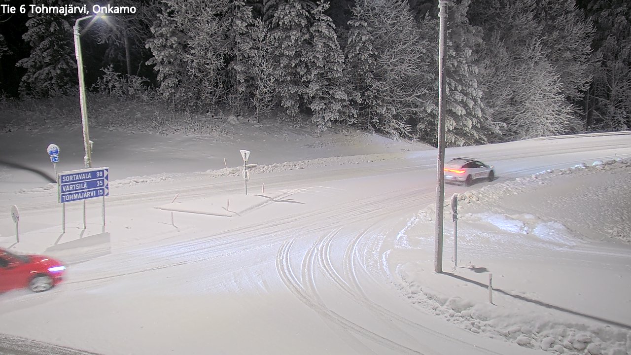 Kelikamerat Kuva Tie 6 Tohmajärvi, Onkamo, Tohmajärvi, Pohjois-Karjala