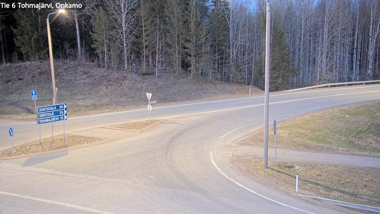 Weather Camera Image Road 6 Tohmajärvi, Onkamo, Tohmajärvi, Pohjois-Karjala