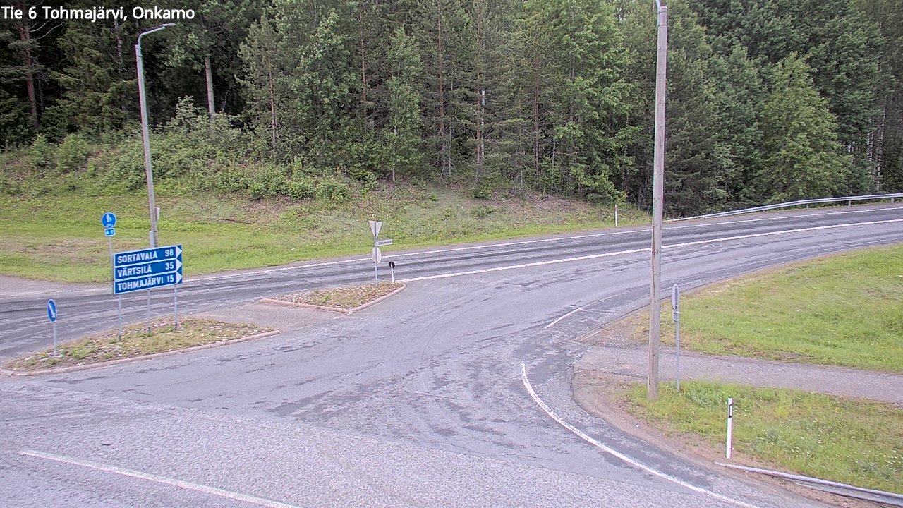 Weather Camera Image Road 6 Tohmajärvi, Onkamo, Tohmajärvi, Pohjois-Karjala