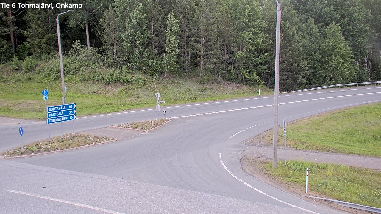 Weather Camera Image Road 6 Tohmajärvi, Onkamo, Tohmajärvi, Pohjois-Karjala
