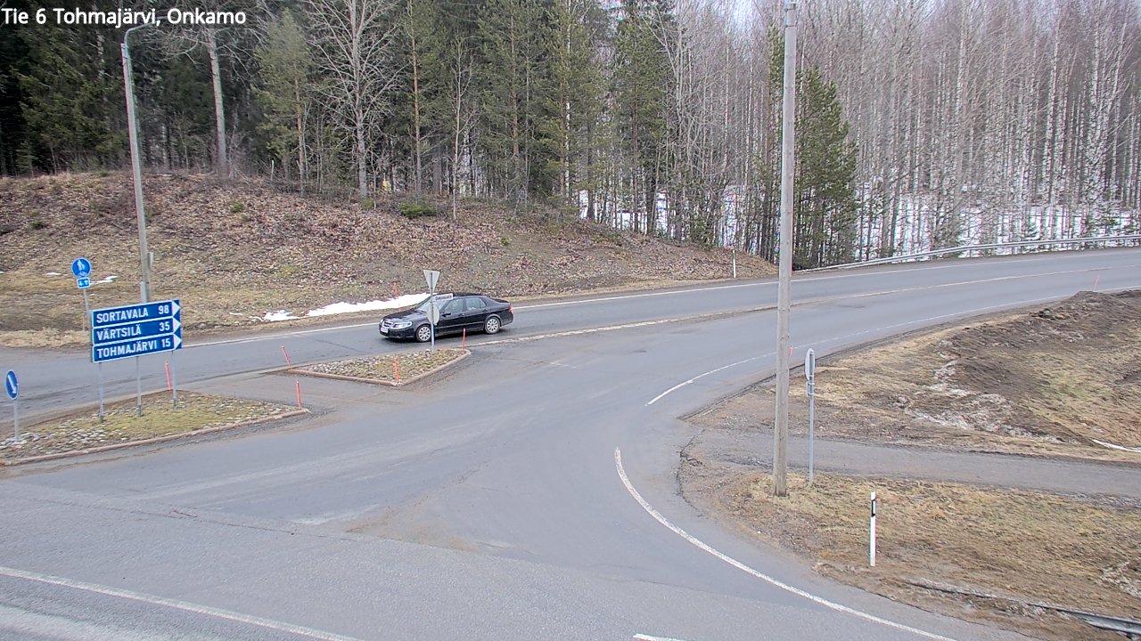 Weather Camera Image Väg 6 Tohmajärvi, Onkamo, Tohmajärvi, Pohjois-Karjala