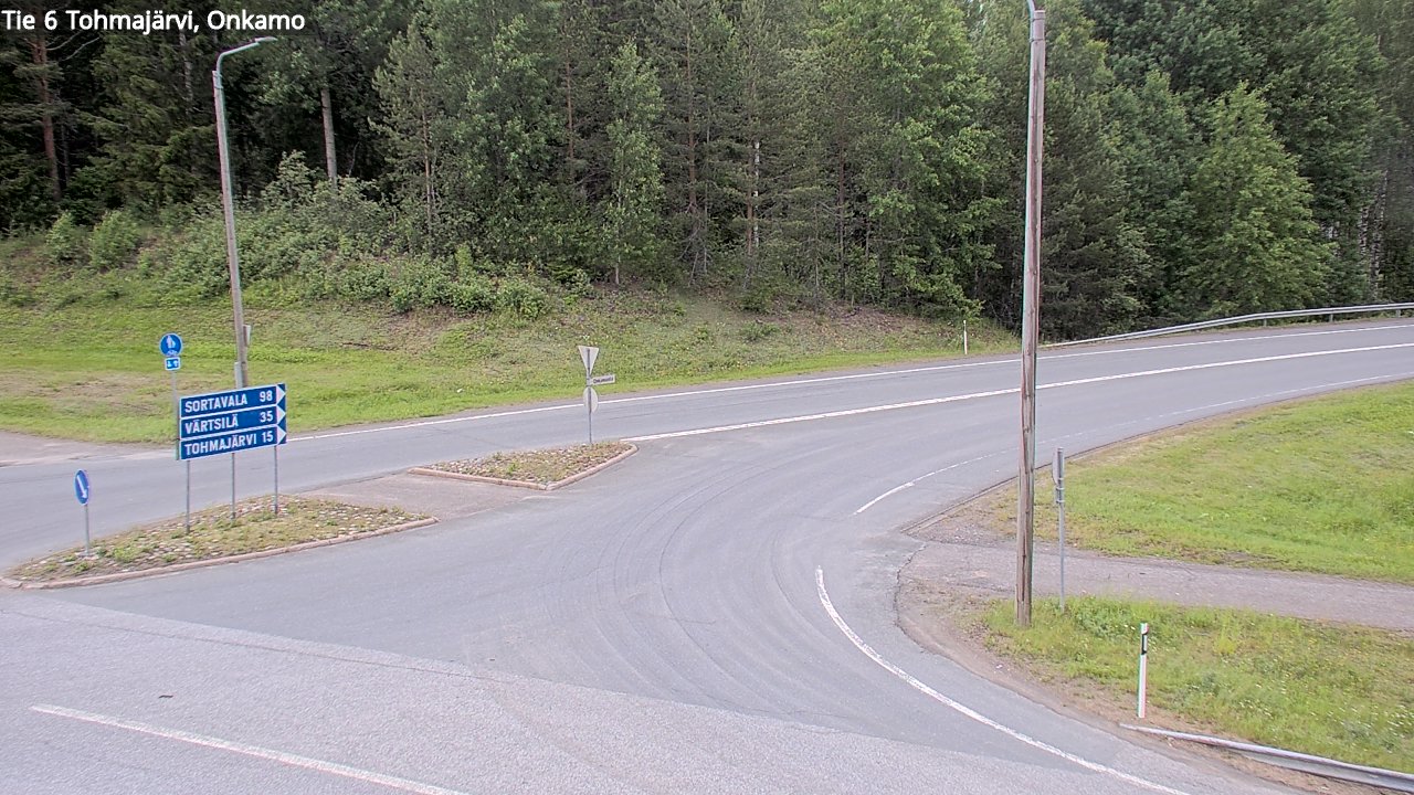 Weather Camera Image Road 6 Tohmajärvi, Onkamo, Tohmajärvi, Pohjois-Karjala