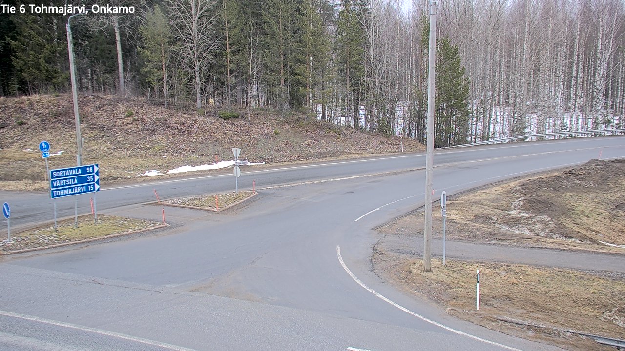 Weather Camera Image Väg 6 Tohmajärvi, Onkamo, Tohmajärvi, Pohjois-Karjala