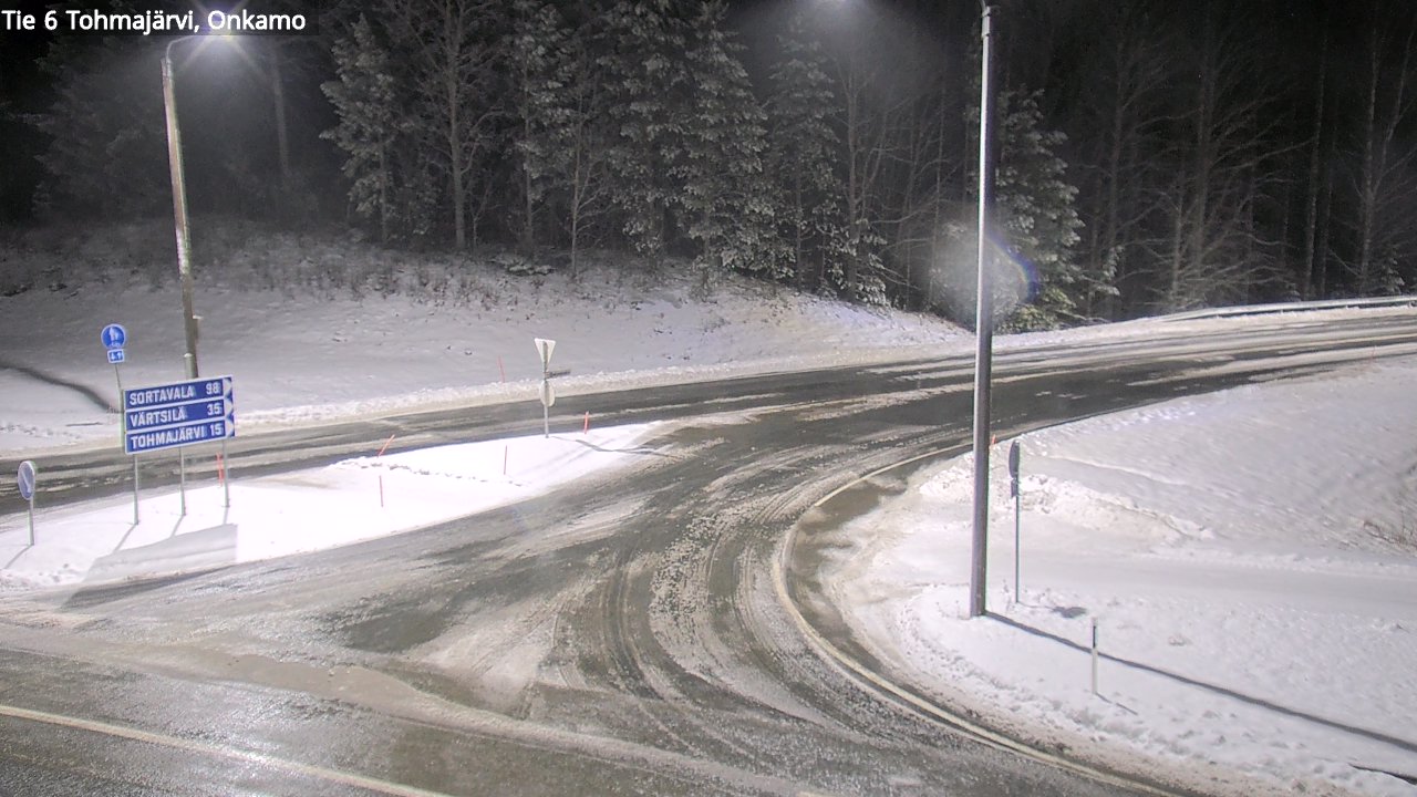 Weather Camera Image Väg 6 Tohmajärvi, Onkamo, Tohmajärvi, Pohjois-Karjala