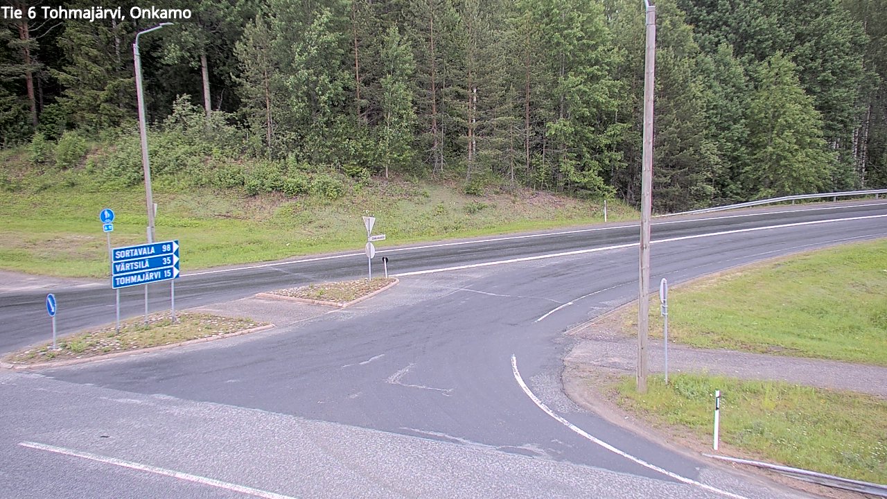 Weather Camera Image Road 6 Tohmajärvi, Onkamo, Tohmajärvi, Pohjois-Karjala