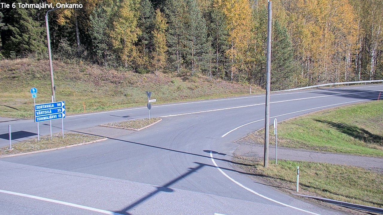 Weather Camera Image Väg 6 Tohmajärvi, Onkamo, Tohmajärvi, Pohjois-Karjala