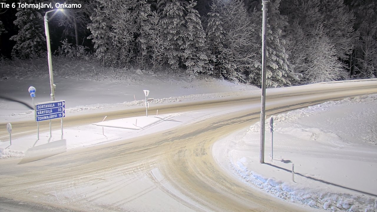 Kelikamerat Kuva Tie 6 Tohmajärvi, Onkamo, Tohmajärvi, Pohjois-Karjala