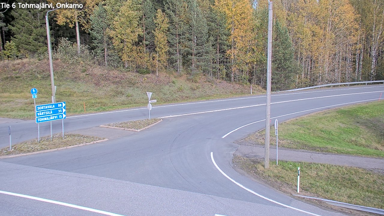 Weather Camera Image Väg 6 Tohmajärvi, Onkamo, Tohmajärvi, Pohjois-Karjala
