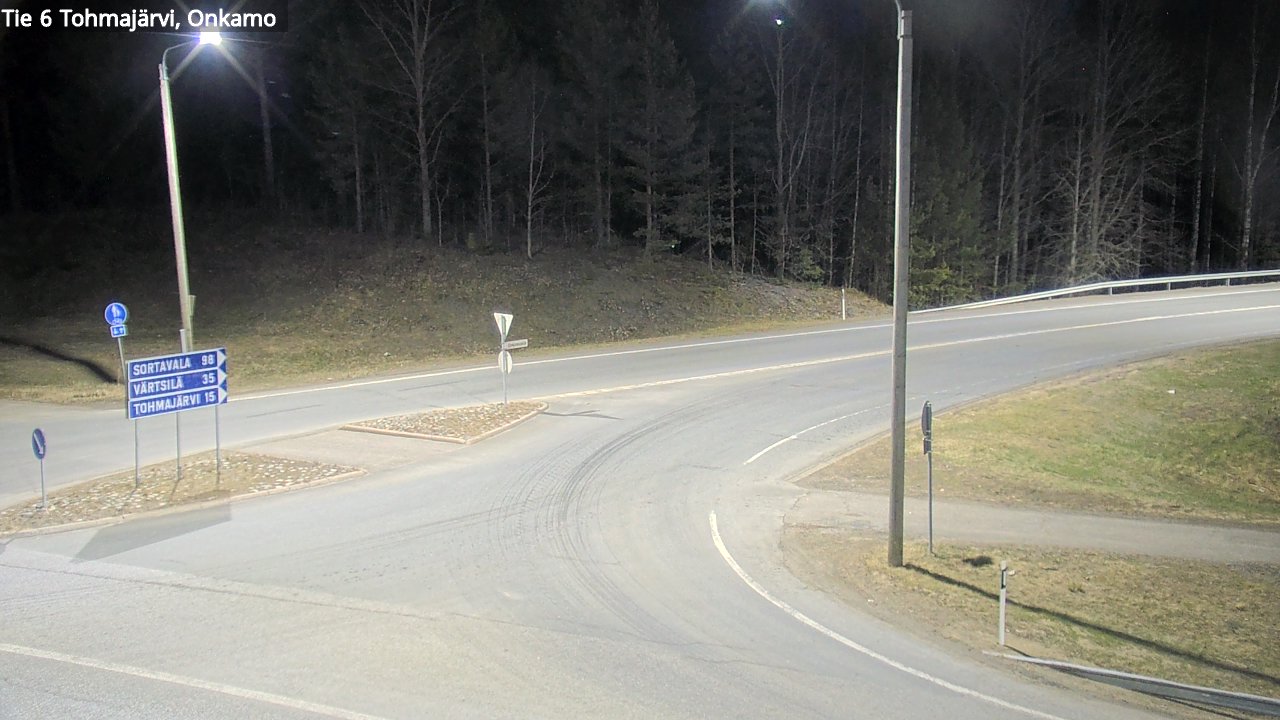 Weather Camera Image Väg 6 Tohmajärvi, Onkamo, Tohmajärvi, Pohjois-Karjala