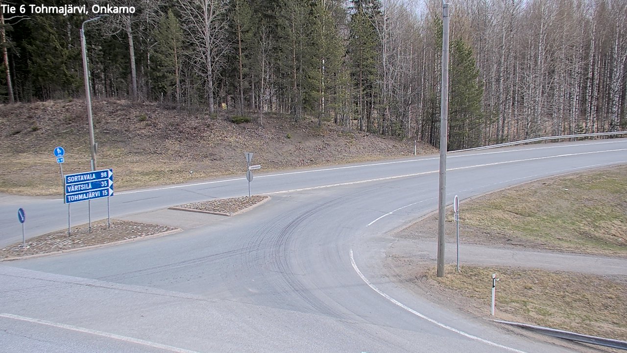 Weather Camera Image Road 6 Tohmajärvi, Onkamo, Tohmajärvi, Pohjois-Karjala