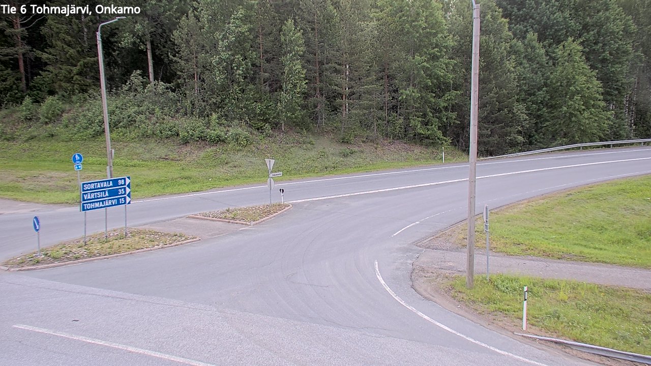 Weather Camera Image Road 6 Tohmajärvi, Onkamo, Tohmajärvi, Pohjois-Karjala