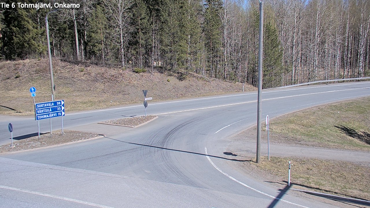 Weather Camera Image Väg 6 Tohmajärvi, Onkamo, Tohmajärvi, Pohjois-Karjala