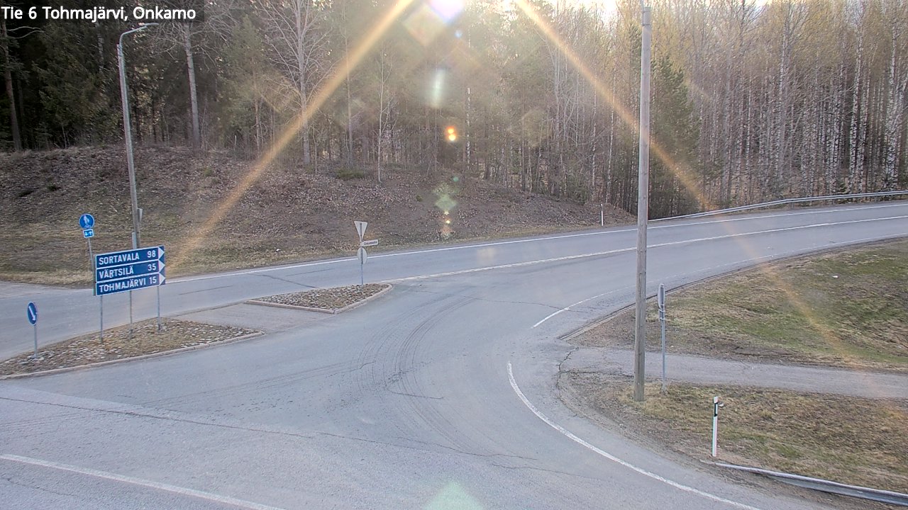 Weather Camera Image Road 6 Tohmajärvi, Onkamo, Tohmajärvi, Pohjois-Karjala