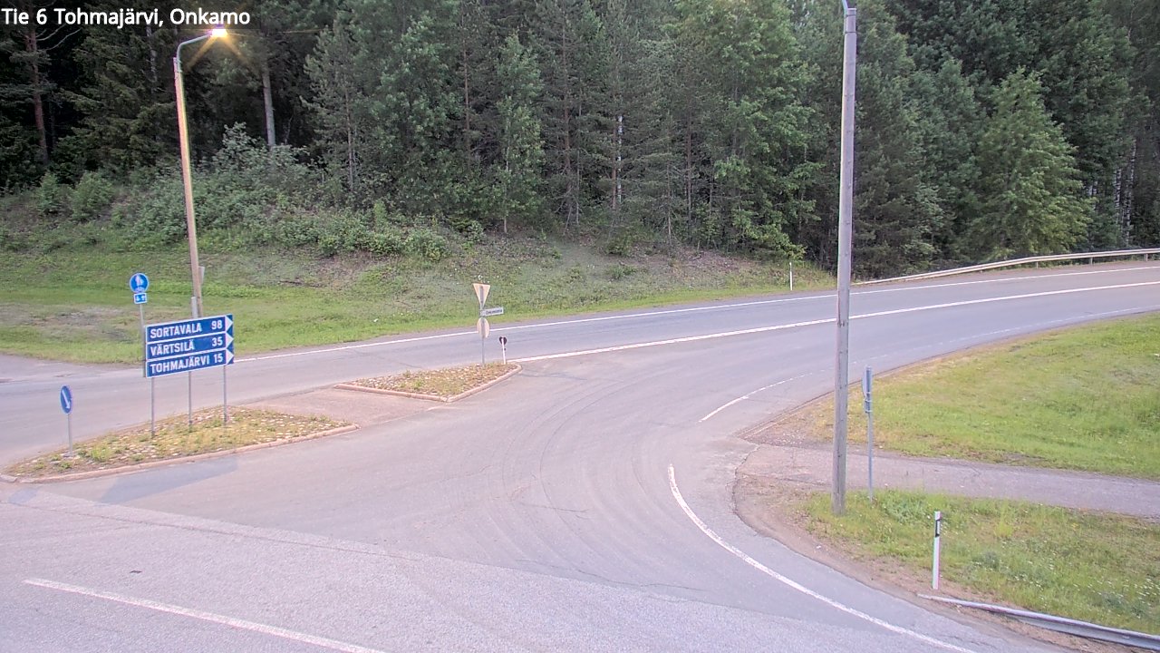 Weather Camera Image Road 6 Tohmajärvi, Onkamo, Tohmajärvi, Pohjois-Karjala