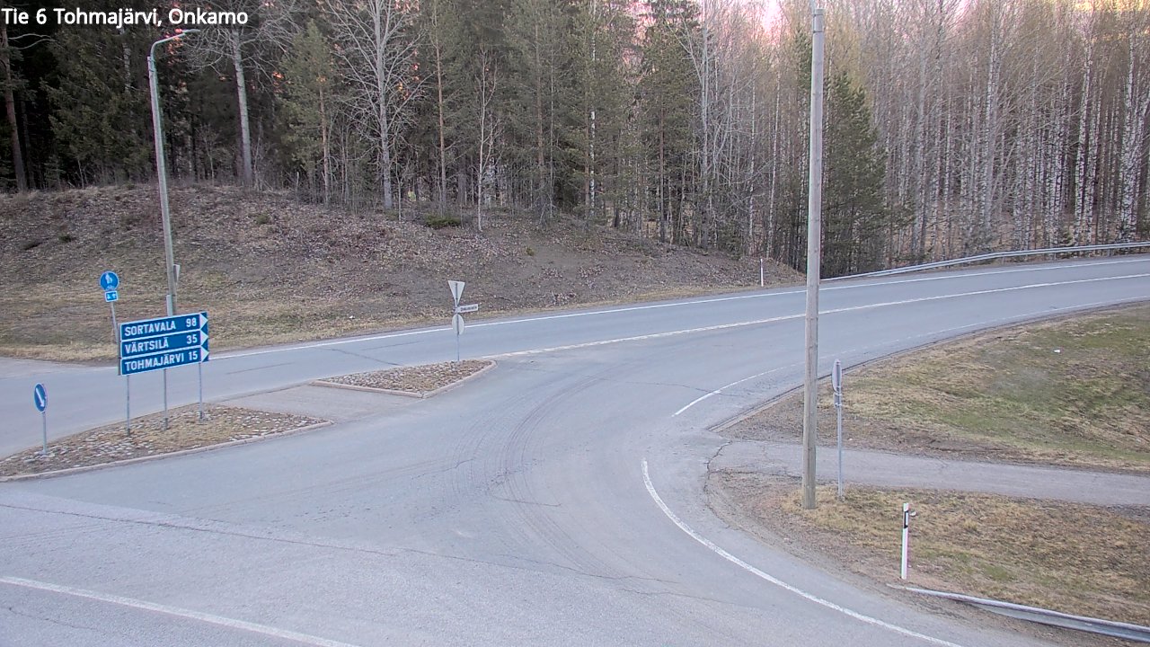 Weather Camera Image Road 6 Tohmajärvi, Onkamo, Tohmajärvi, Pohjois-Karjala