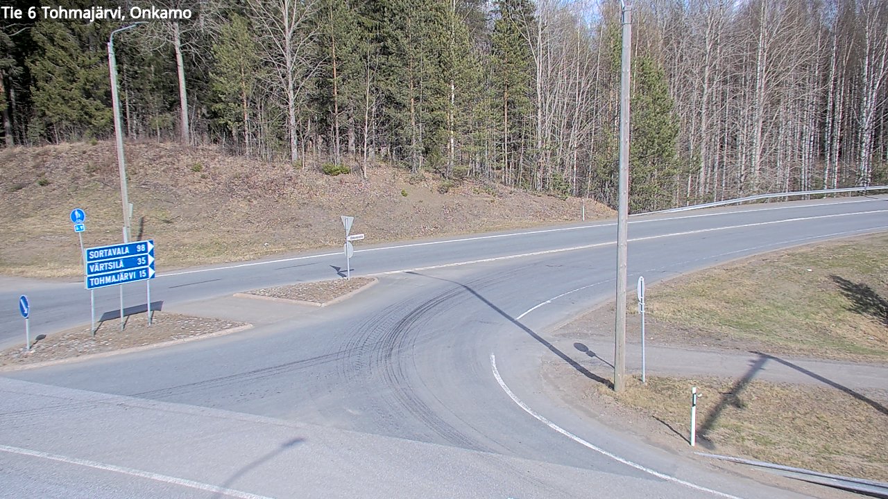 Weather Camera Image Road 6 Tohmajärvi, Onkamo, Tohmajärvi, Pohjois-Karjala