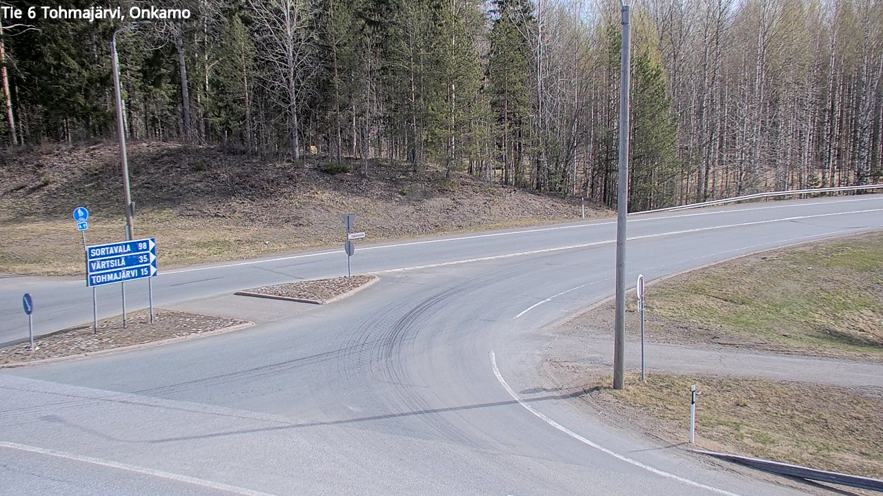 Weather Camera Image Väg 6 Tohmajärvi, Onkamo, Tohmajärvi, Pohjois-Karjala