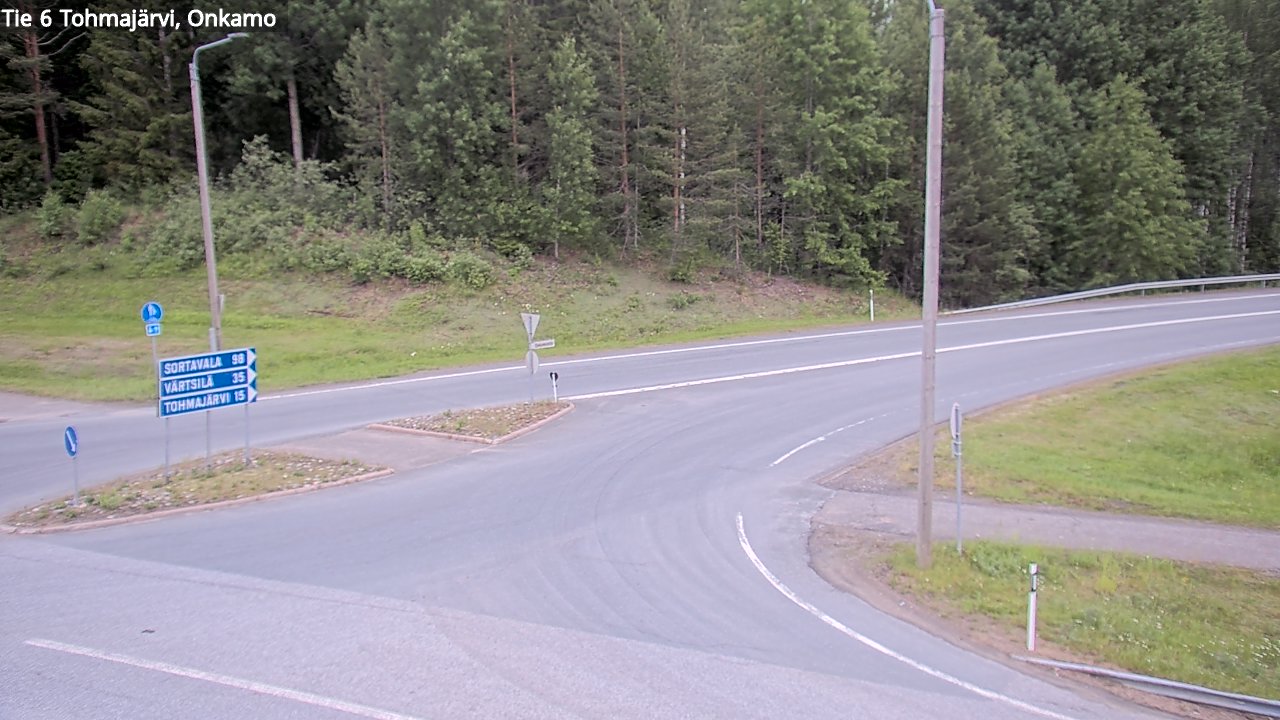 Weather Camera Image Road 6 Tohmajärvi, Onkamo, Tohmajärvi, Pohjois-Karjala