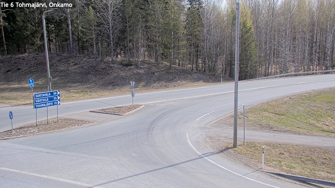 Weather Camera Image Väg 6 Tohmajärvi, Onkamo, Tohmajärvi, Pohjois-Karjala