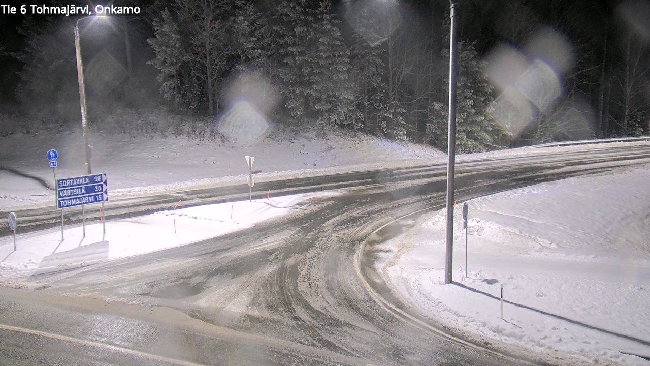 Weather Camera Image Väg 6 Tohmajärvi, Onkamo, Tohmajärvi, Pohjois-Karjala