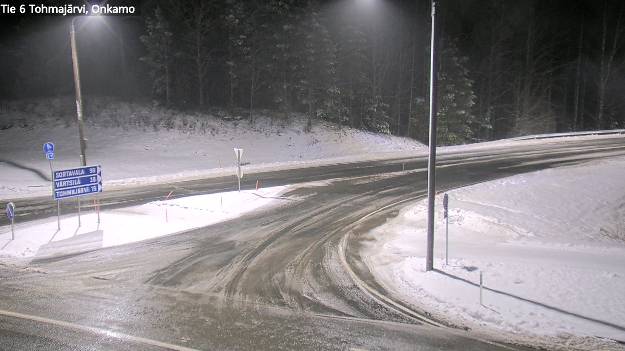 Weather Camera Image Väg 6 Tohmajärvi, Onkamo, Tohmajärvi, Pohjois-Karjala