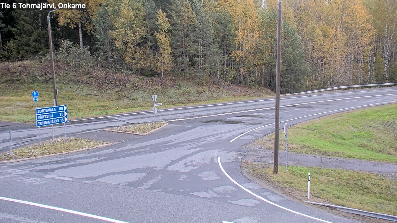 Weather Camera Image Road 6 Tohmajärvi, Onkamo, Tohmajärvi, Pohjois-Karjala