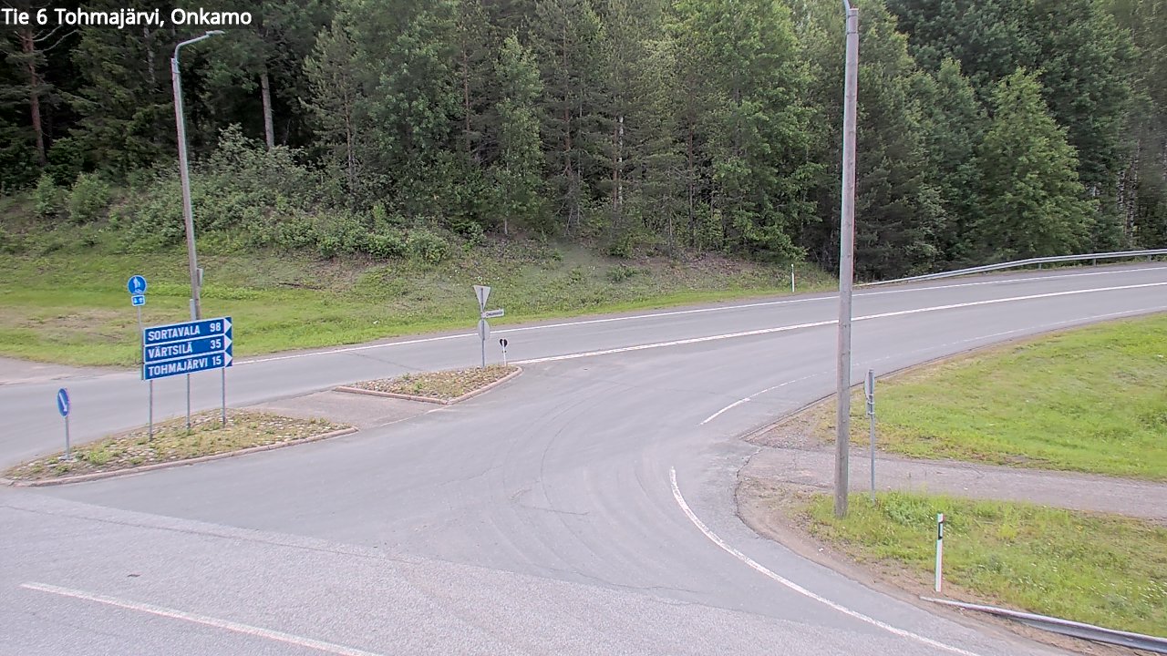 Weather Camera Image Road 6 Tohmajärvi, Onkamo, Tohmajärvi, Pohjois-Karjala