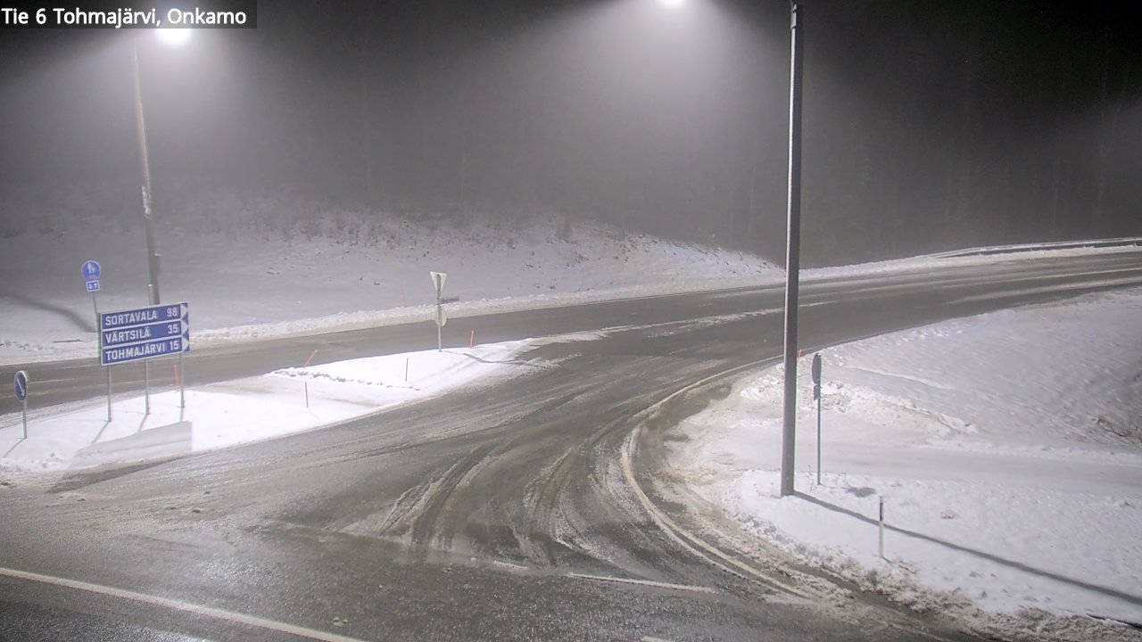 Weather Camera Image Väg 6 Tohmajärvi, Onkamo, Tohmajärvi, Pohjois-Karjala