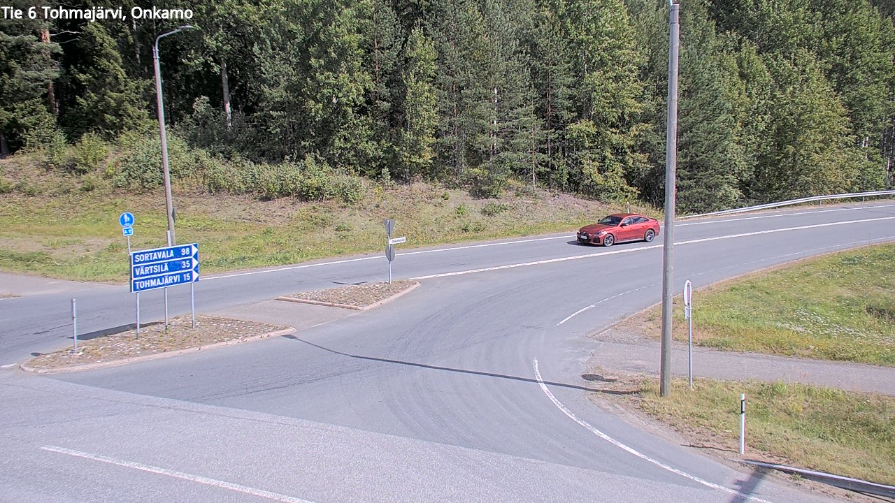 Kelikamerat Kuva Tie 6 Tohmajärvi, Onkamo, Tohmajärvi, Pohjois-Karjala