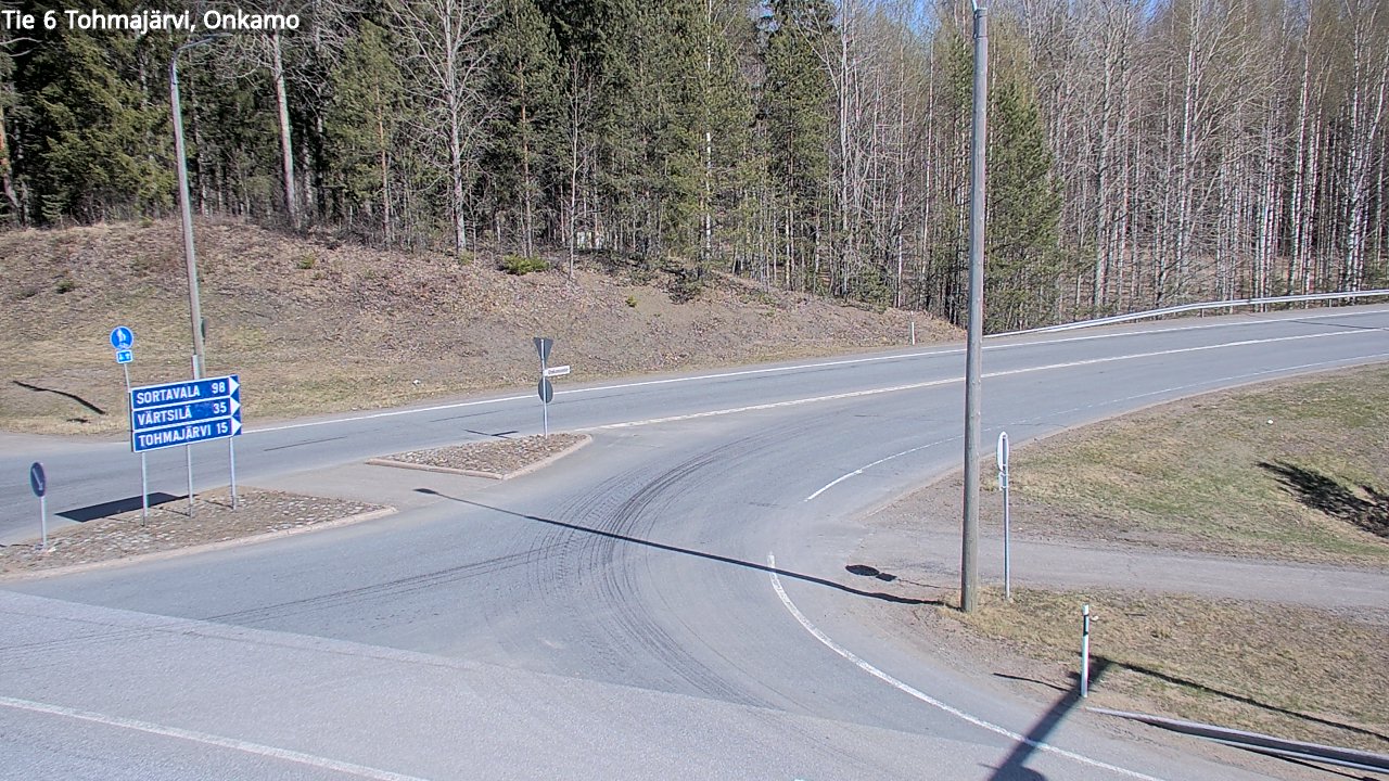 Weather Camera Image Väg 6 Tohmajärvi, Onkamo, Tohmajärvi, Pohjois-Karjala