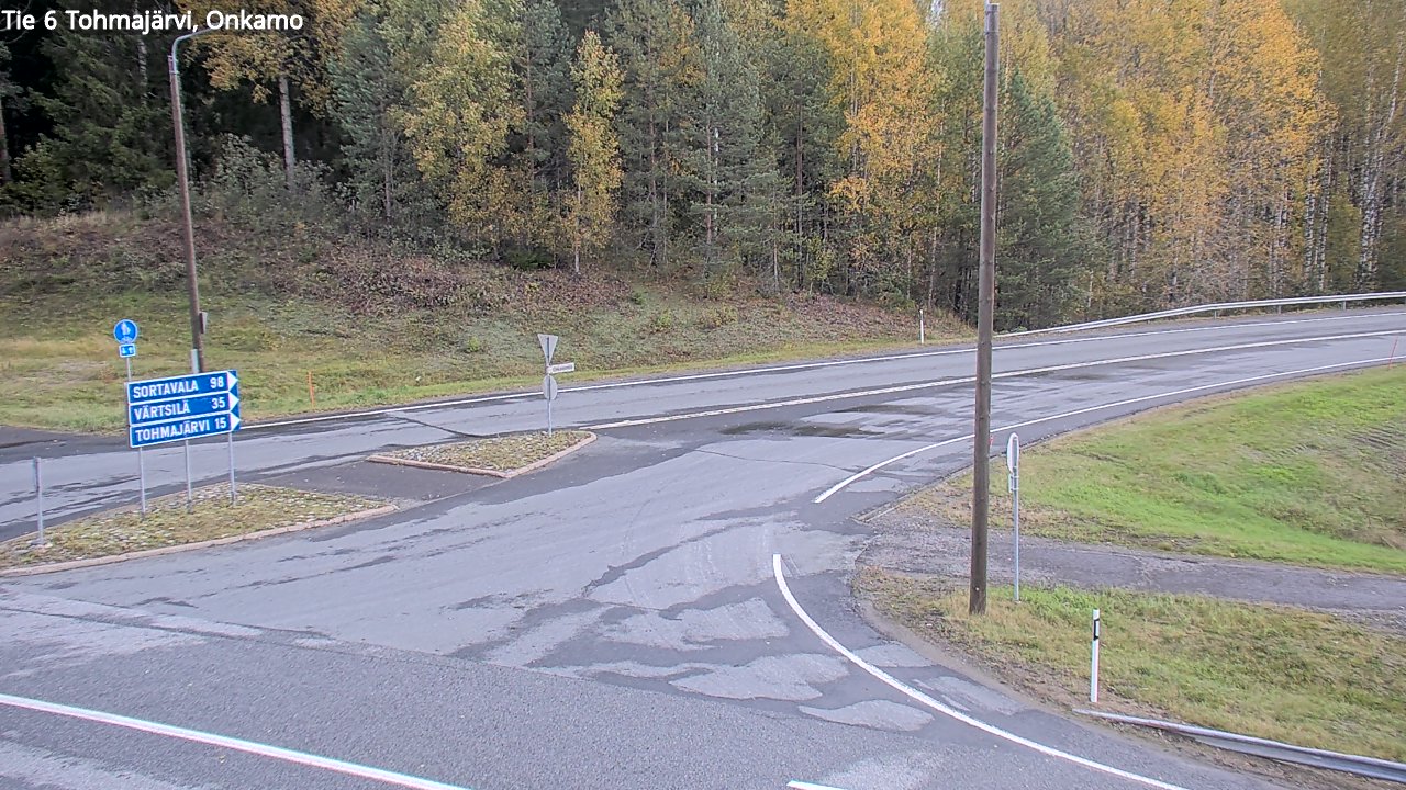 Weather Camera Image Road 6 Tohmajärvi, Onkamo, Tohmajärvi, Pohjois-Karjala