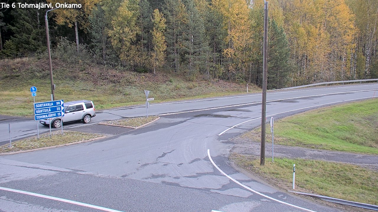 Weather Camera Image Road 6 Tohmajärvi, Onkamo, Tohmajärvi, Pohjois-Karjala