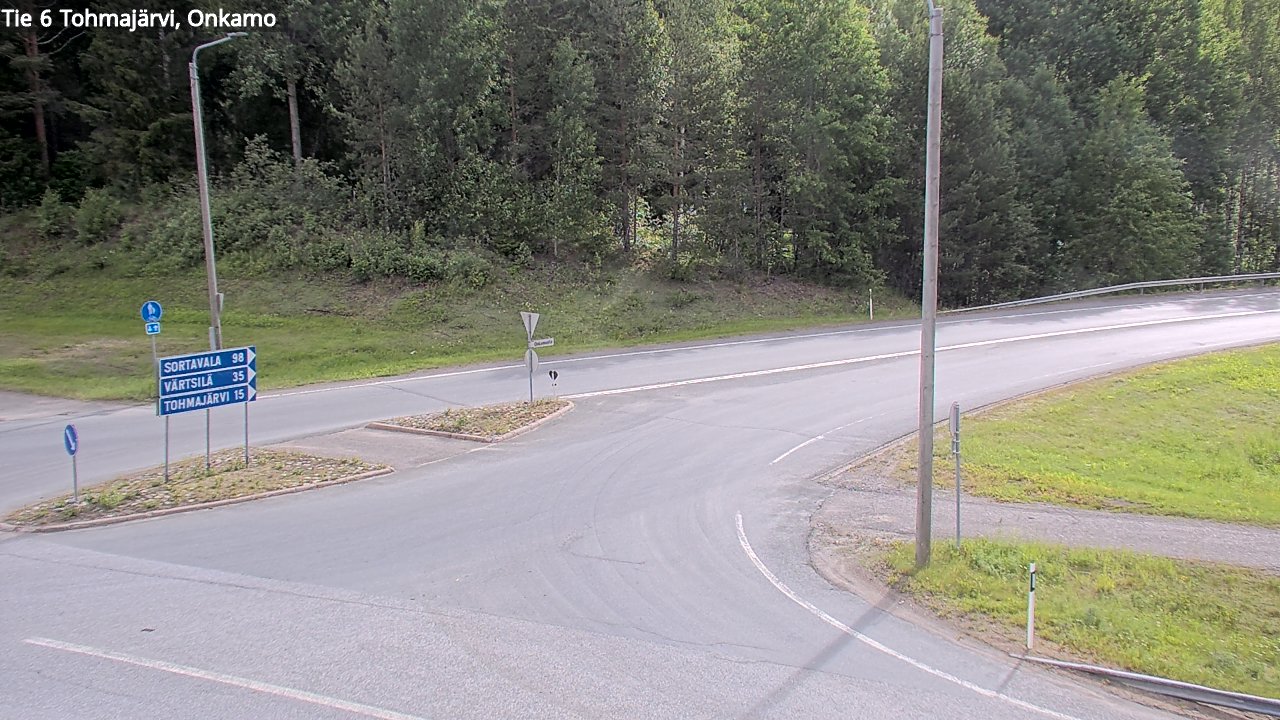 Weather Camera Image Road 6 Tohmajärvi, Onkamo, Tohmajärvi, Pohjois-Karjala