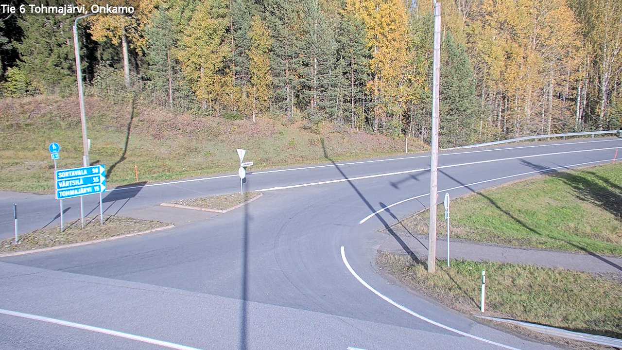 Weather Camera Image Väg 6 Tohmajärvi, Onkamo, Tohmajärvi, Pohjois-Karjala