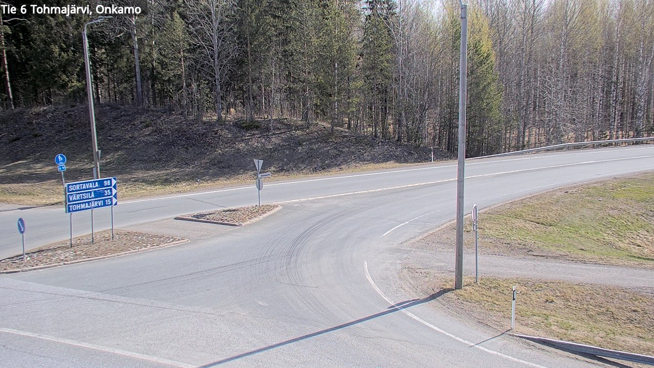 Weather Camera Image Väg 6 Tohmajärvi, Onkamo, Tohmajärvi, Pohjois-Karjala