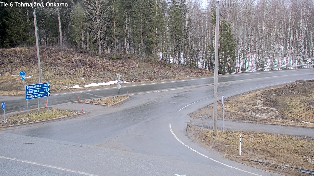 Weather Camera Image Road 6 Tohmajärvi, Onkamo, Tohmajärvi, Pohjois-Karjala