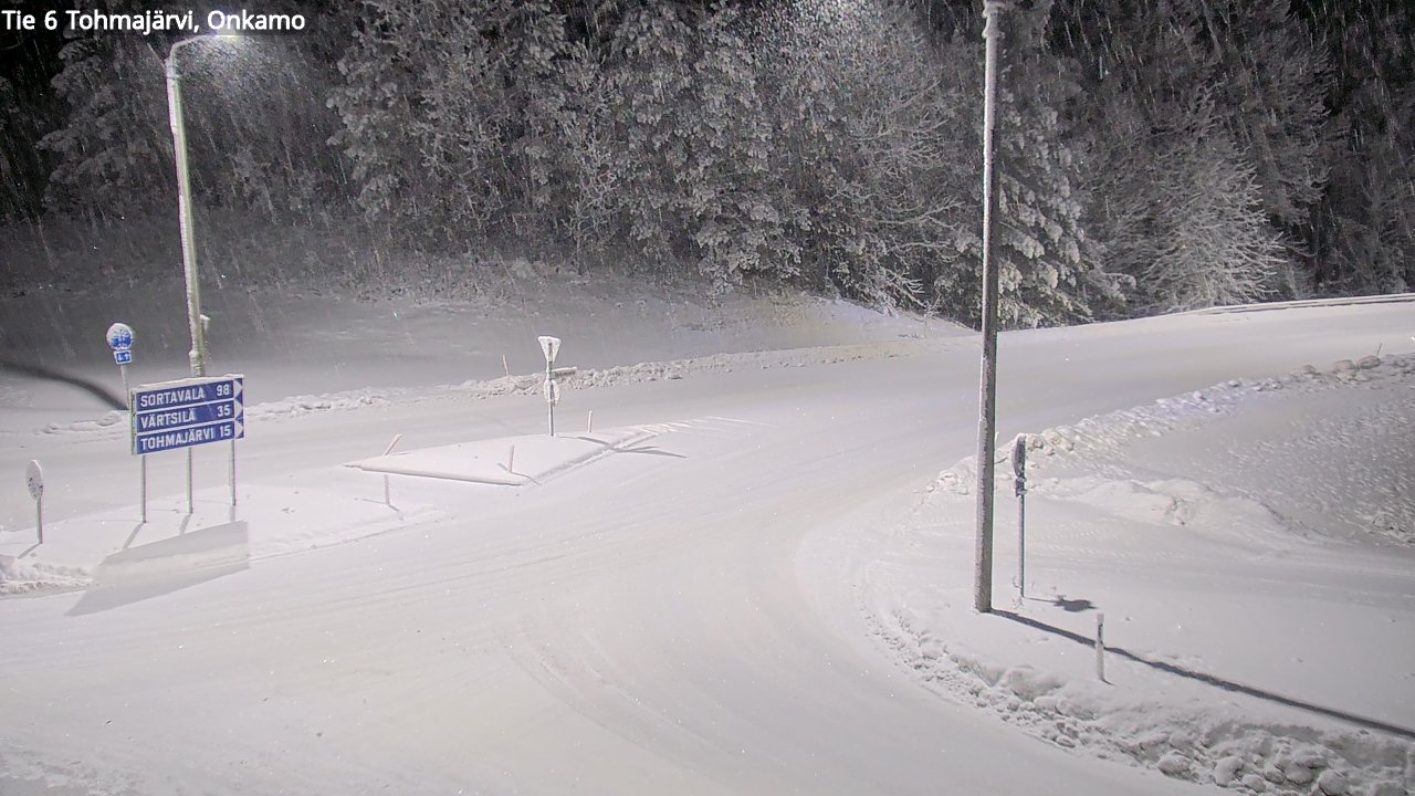Kelikamerat Kuva Tie 6 Tohmajärvi, Onkamo, Tohmajärvi, Pohjois-Karjala