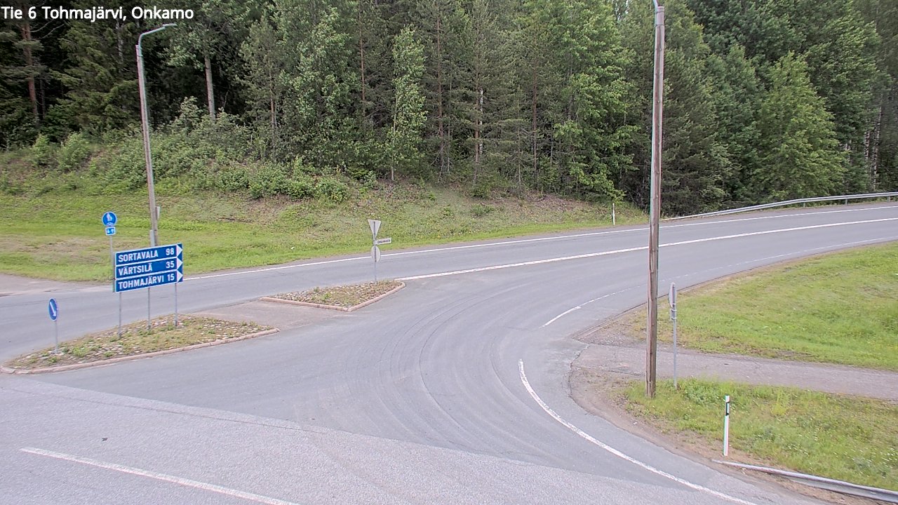 Weather Camera Image Road 6 Tohmajärvi, Onkamo, Tohmajärvi, Pohjois-Karjala
