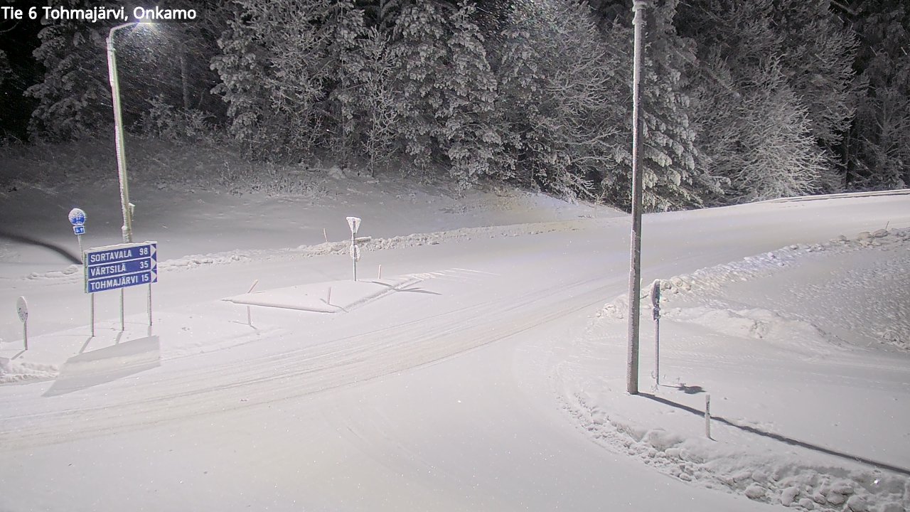 Kelikamerat Kuva Tie 6 Tohmajärvi, Onkamo, Tohmajärvi, Pohjois-Karjala