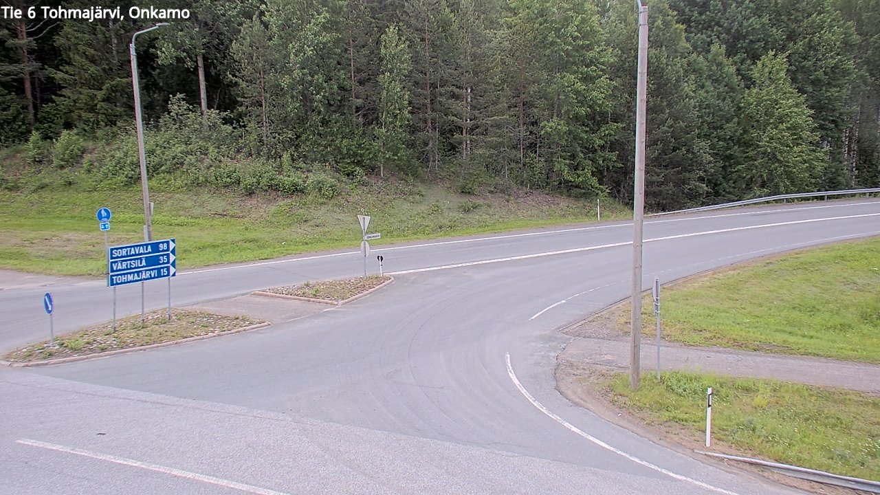 Weather Camera Image Road 6 Tohmajärvi, Onkamo, Tohmajärvi, Pohjois-Karjala