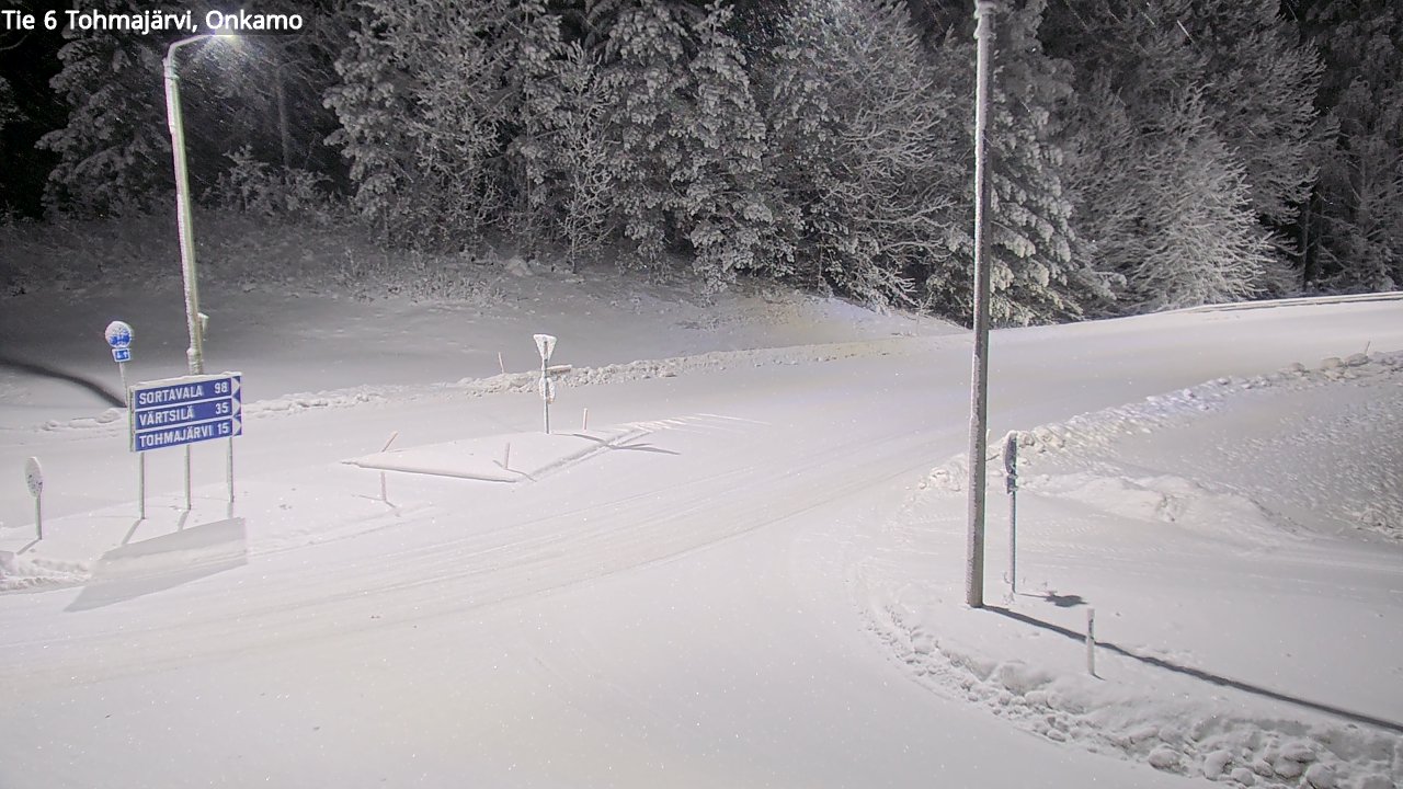 Kelikamerat Kuva Tie 6 Tohmajärvi, Onkamo, Tohmajärvi, Pohjois-Karjala