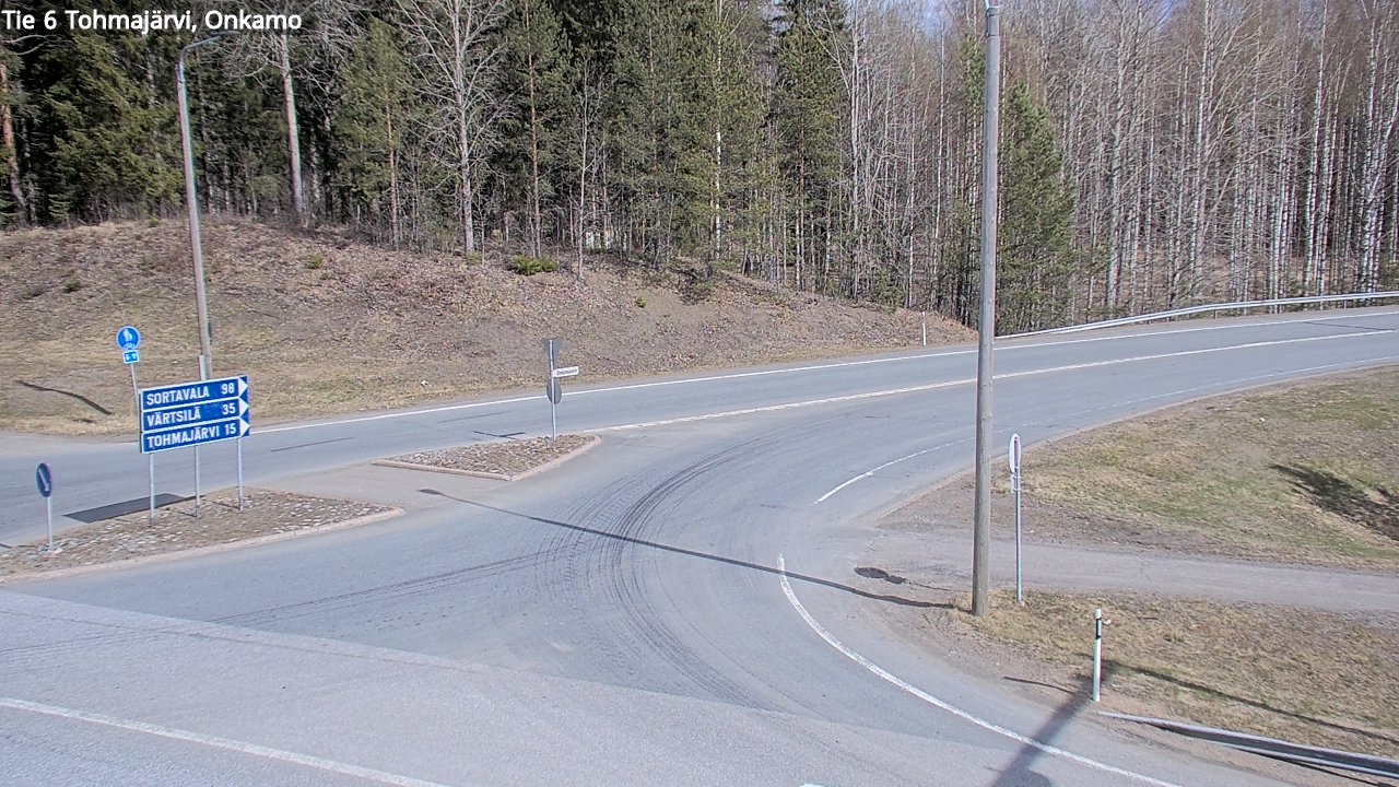 Weather Camera Image Road 6 Tohmajärvi, Onkamo, Tohmajärvi, Pohjois-Karjala