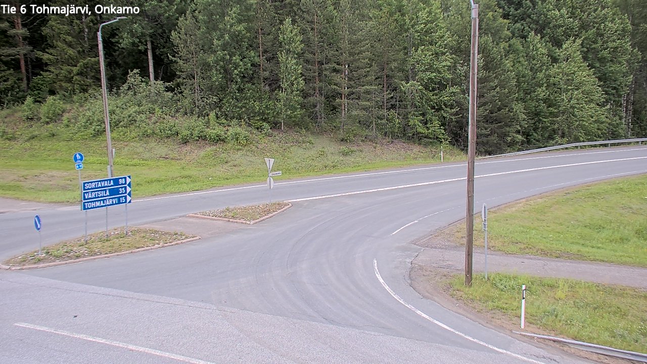 Weather Camera Image Road 6 Tohmajärvi, Onkamo, Tohmajärvi, Pohjois-Karjala