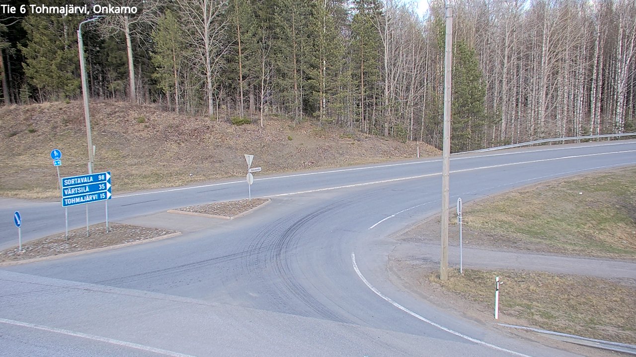 Weather Camera Image Road 6 Tohmajärvi, Onkamo, Tohmajärvi, Pohjois-Karjala