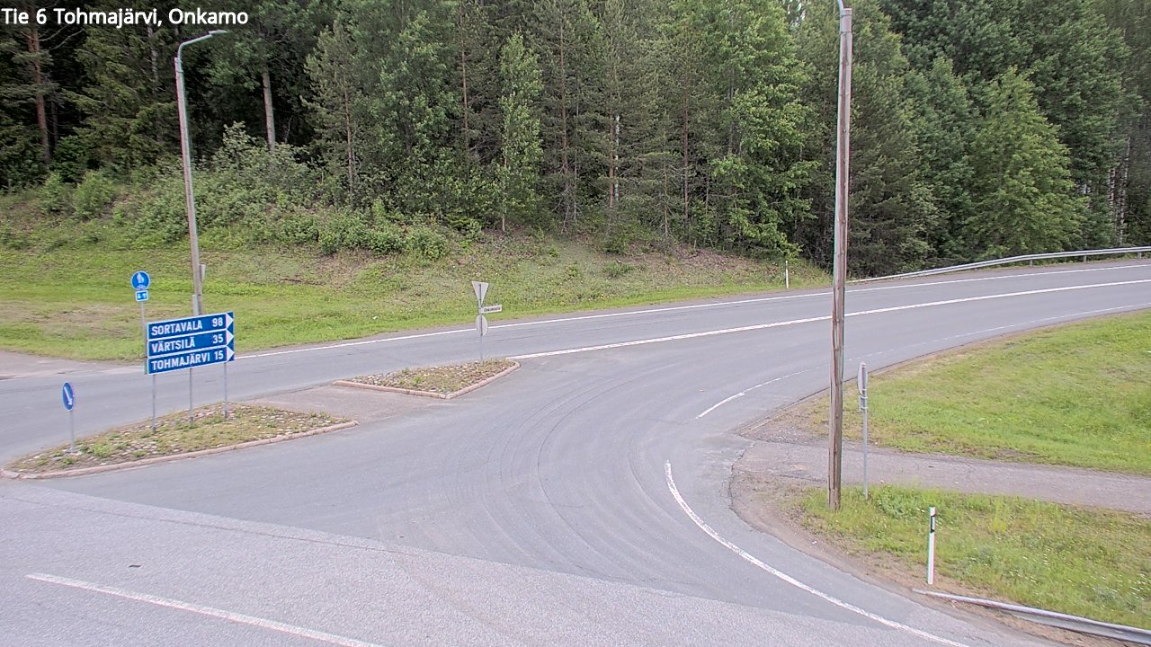 Weather Camera Image Road 6 Tohmajärvi, Onkamo, Tohmajärvi, Pohjois-Karjala