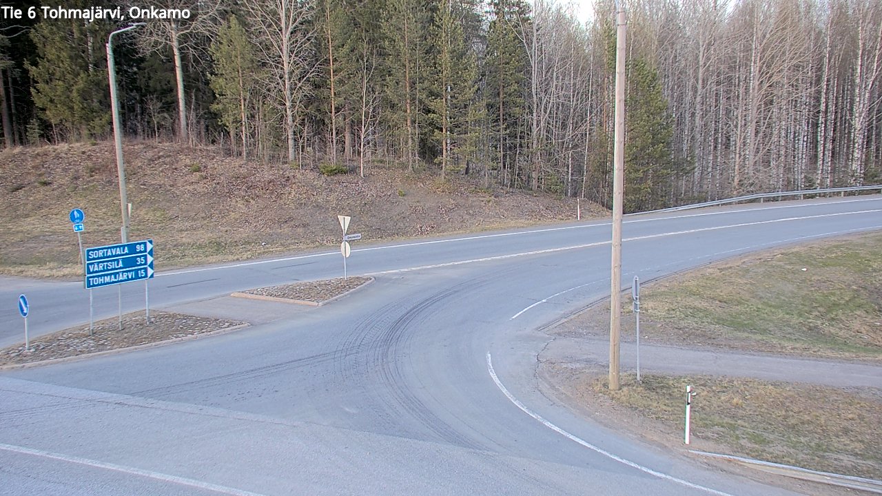 Weather Camera Image Road 6 Tohmajärvi, Onkamo, Tohmajärvi, Pohjois-Karjala