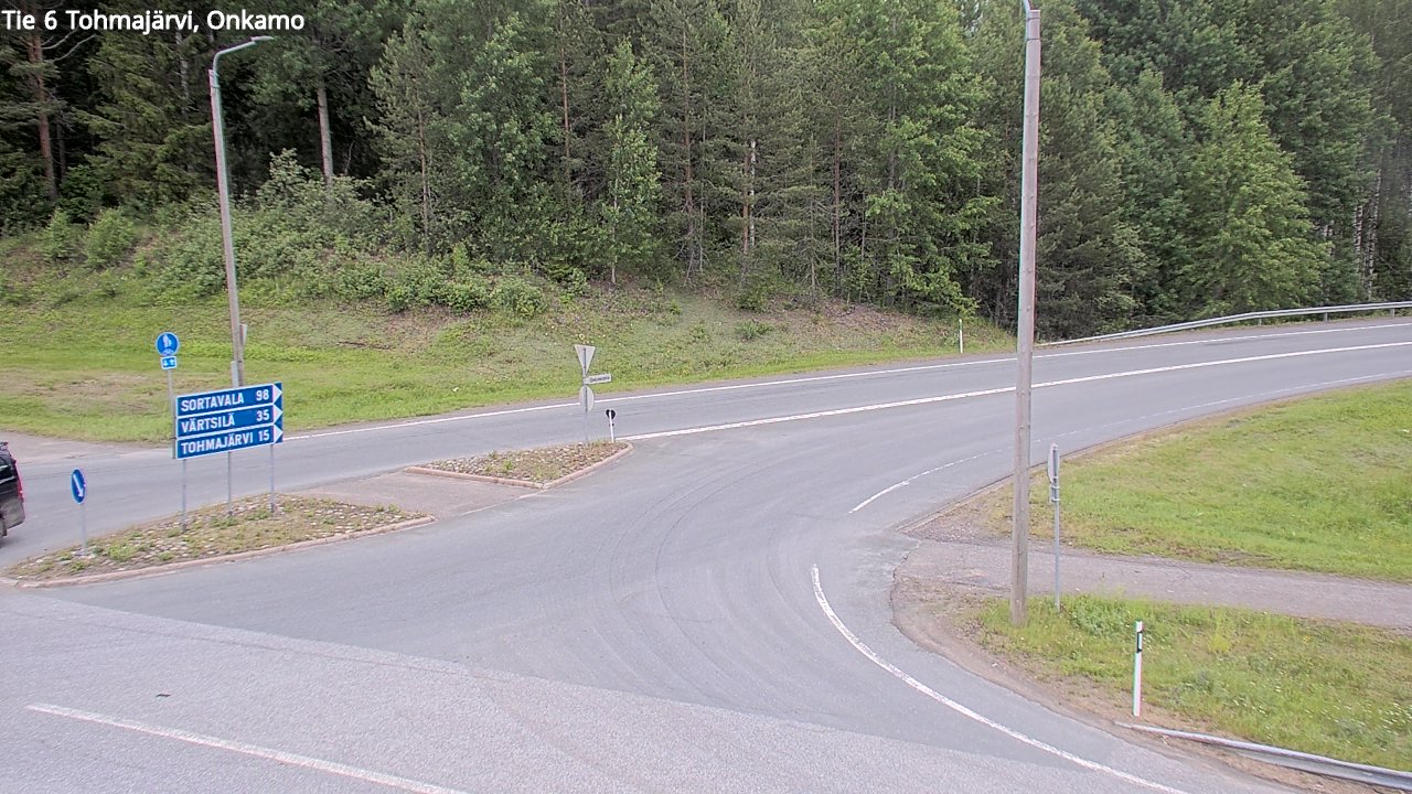 Weather Camera Image Road 6 Tohmajärvi, Onkamo, Tohmajärvi, Pohjois-Karjala