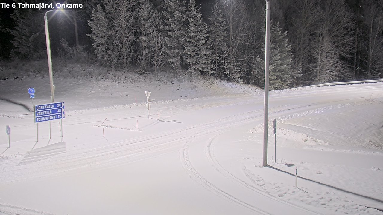 Kelikamerat Kuva Tie 6 Tohmajärvi, Onkamo, Tohmajärvi, Pohjois-Karjala