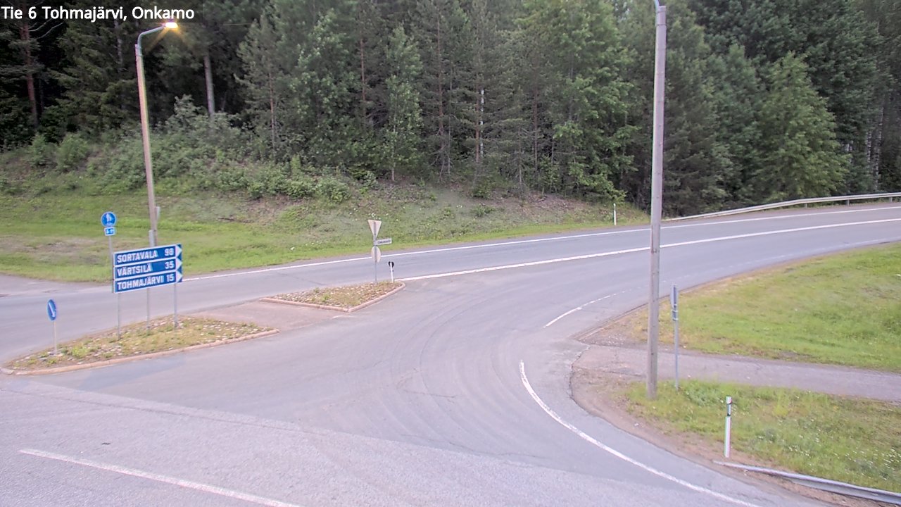 Weather Camera Image Road 6 Tohmajärvi, Onkamo, Tohmajärvi, Pohjois-Karjala