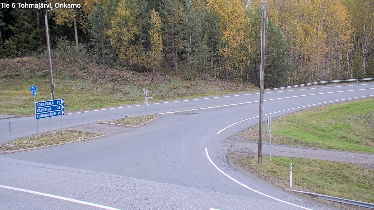 Weather Camera Image Road 6 Tohmajärvi, Onkamo, Tohmajärvi, Pohjois-Karjala